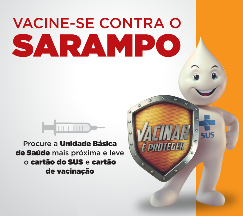 Resultado de imagem para Dia D da Vacinação contra o Sarampo será sábado, dia 30 de novembro.