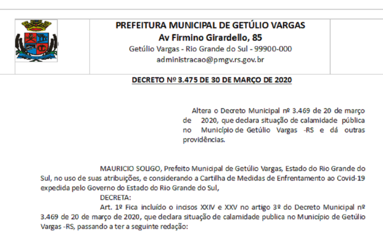 Decreto 3475 altera decreto 3469 alterações estabelecimentos igrejas