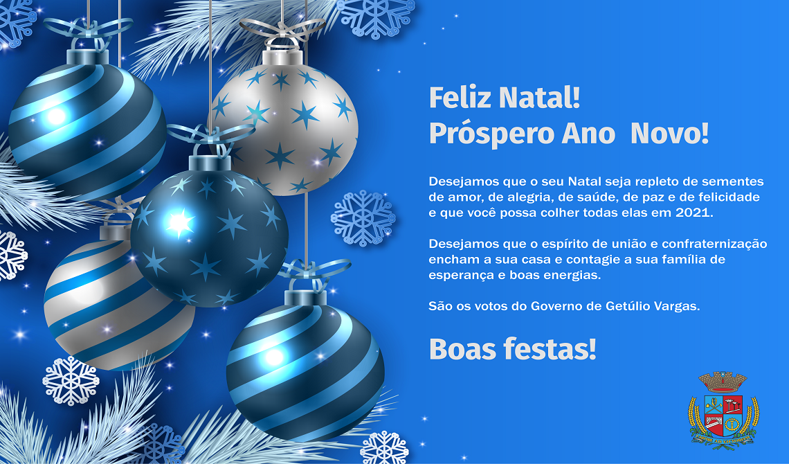 Feliz Natal – Prefeitura Municipal de Getúlio Vargas