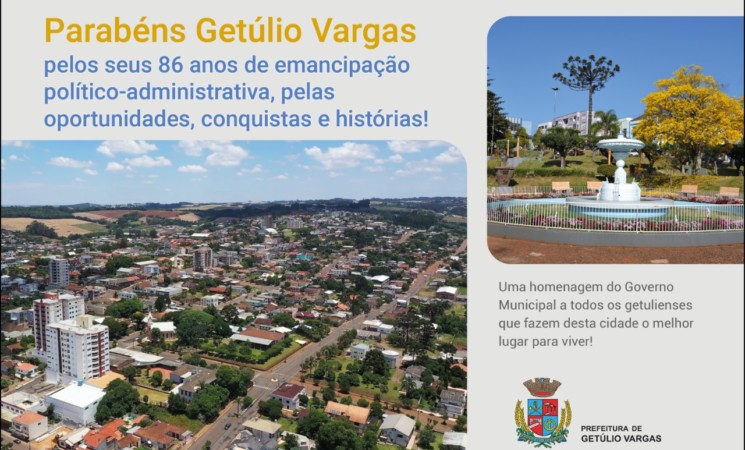 Parabéns, Getúlio Vargas!