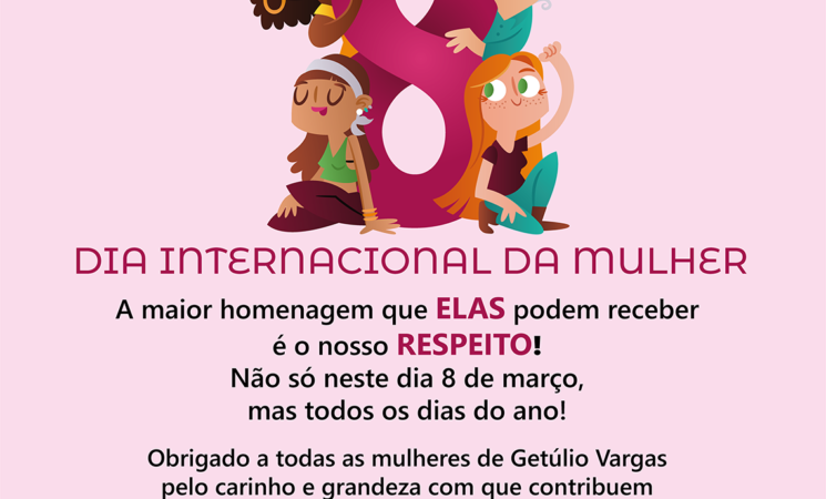 Parabéns, Mulheres, pelo Dia Internacional da Mulher!