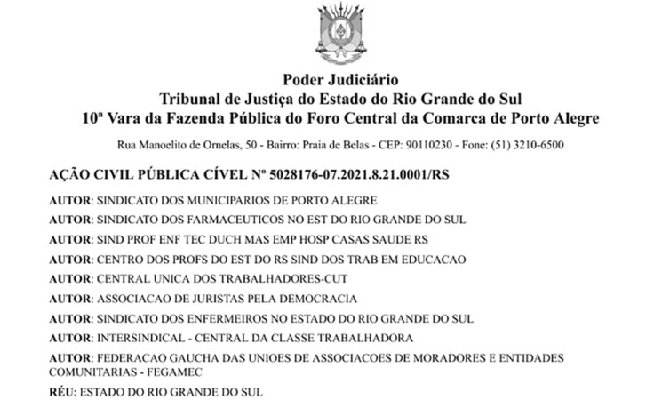 Juiz suspende por liminar retorno da cogestão e flexibilizações da bandeira preta no RS