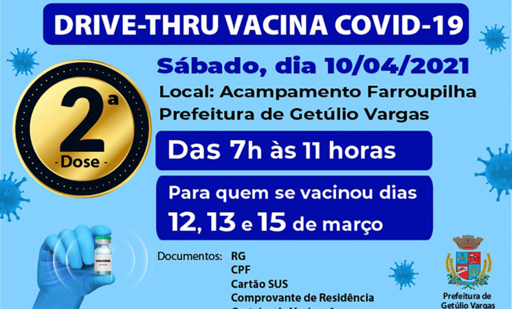 Segunda Dose da vacina contra Covid-19