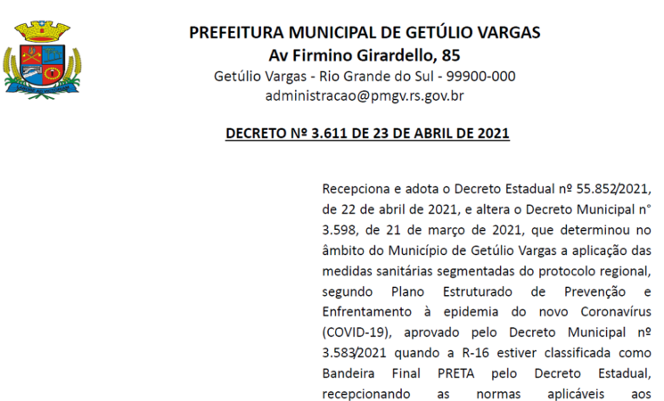 3611 Decreto COVID  de 23 de abril