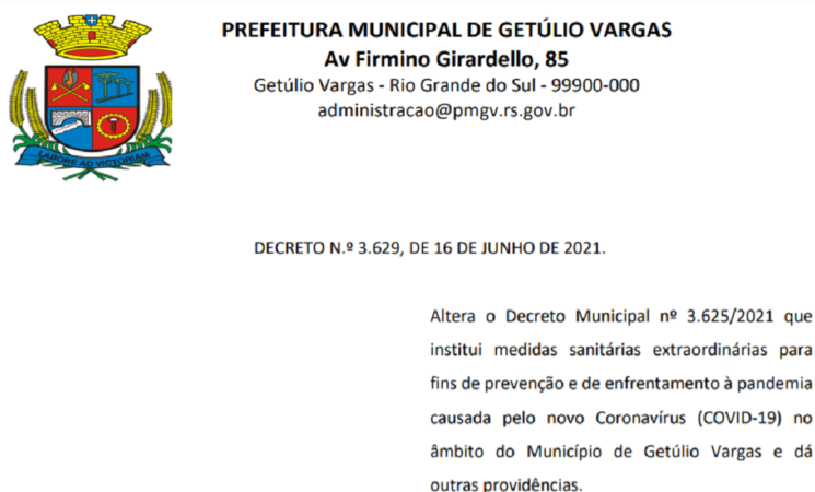 Decreto 3.629  COVID-19