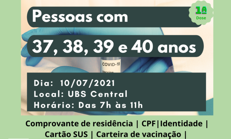 Vacinação avança nas idades