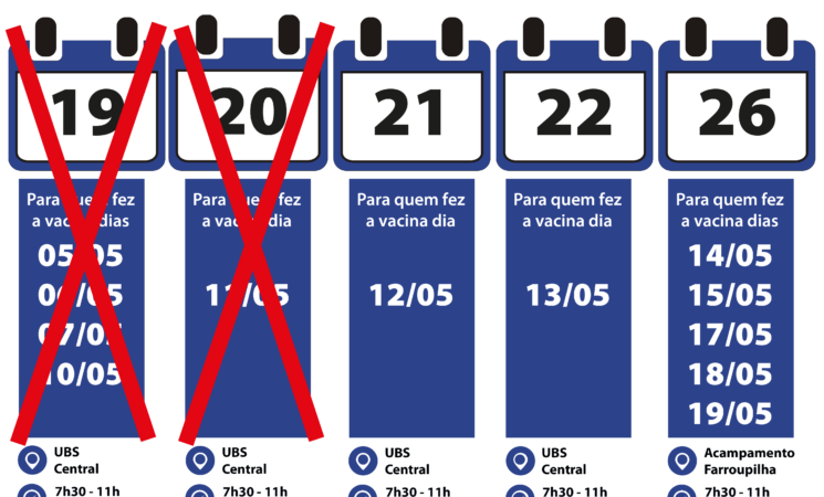 Adiantas as datas da 2ª Dose da Vacina AstraZeneca