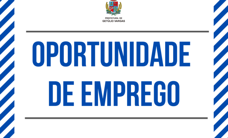 Oportunidade de emprego