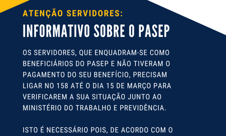 Informação aos servidores públicos