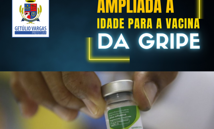 Vacinação da gripe é ampliada para crianças de 5 a 9 anos completos e adultos acima de 55 anos