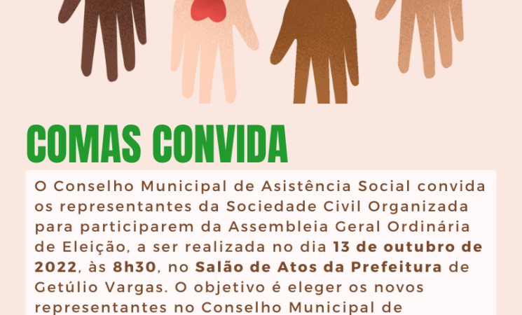 Conselho Municipal de Assistência Social de Getúlio Vargas realiza AGO