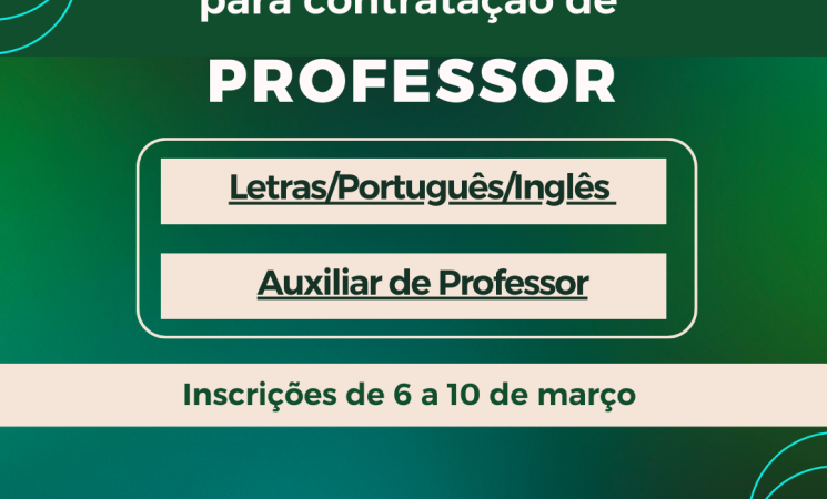 Prefeitura de Getúlio Vargas abre processo seletivo simplificado para contratação de professores