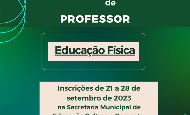 Prefeitura de Getúlio Vargas realiza Processo Simplificado para contratação de Professor de Educação Física
