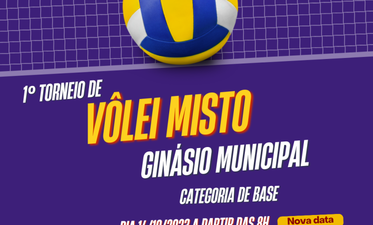 Abertas as inscrições para os Torneios de VôleiMisto de Getúlio Vargas