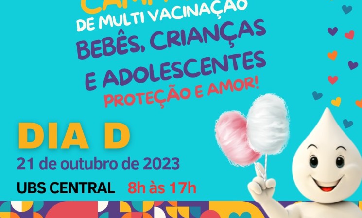 Campanha de Multivacinação inicia dia 16 e segue até 21 de outubro