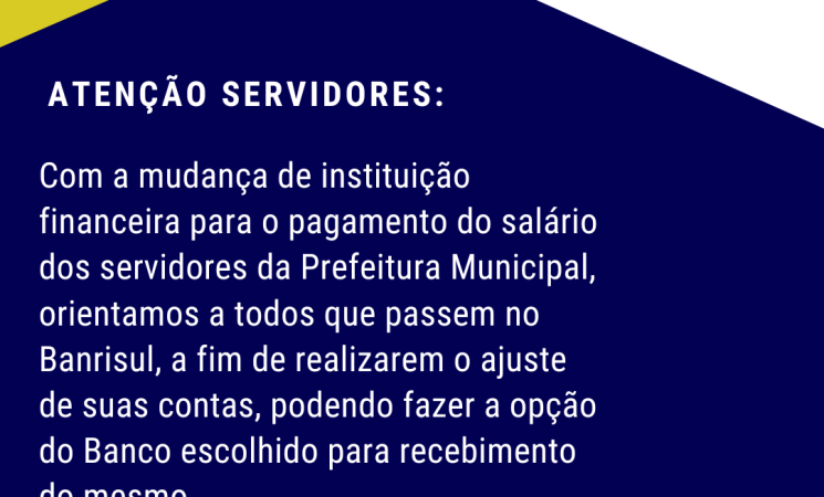 Atenção Servidores!