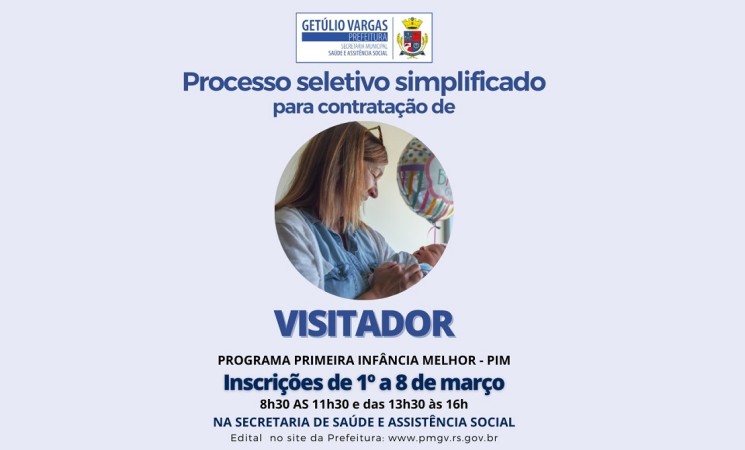 Processo Seletivo - Visitar do PIM