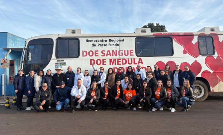 Campanha de Doação de Sangue mobiliza comunidade em Getúlio Vargas