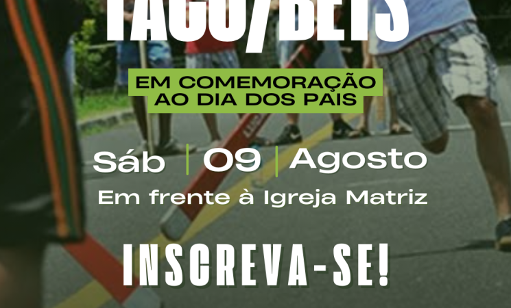 Getúlio Vargas promove 1º Torneio de Taco/Bets em comemoração ao Dia dos Pais