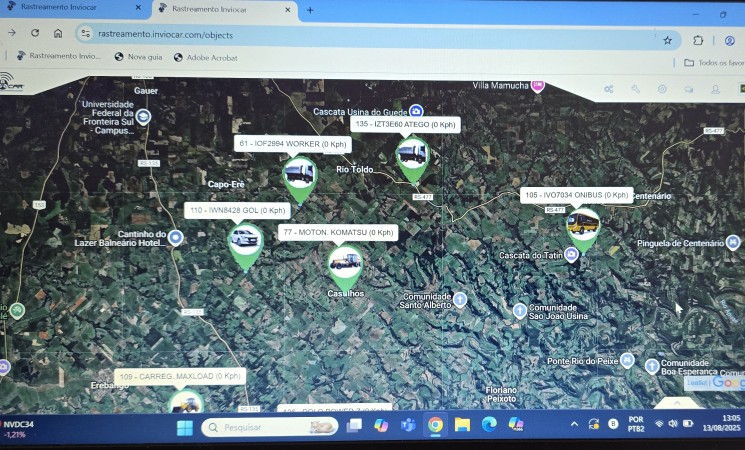 Prefeitura de Getúlio Vargas apresenta atualização do sistema de rastreamento da frota municipal