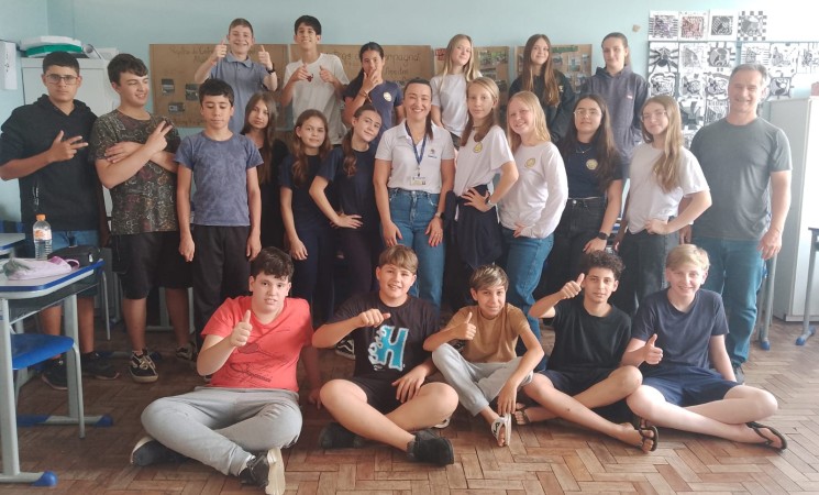 Educação Fiscal aproxima estudantes da realidade e reforça cuidado com os espaços públicos de lazer em Getúlio Vargas