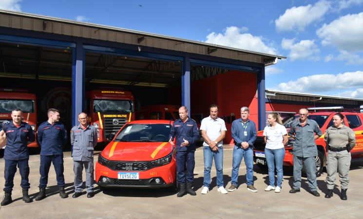 Entrega oficial de novas viaturas reforça estrutura do Corpo de Bombeiros de Getúlio Vargas