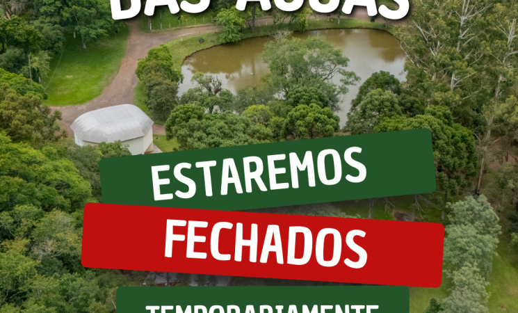 Parque Municipal das Águas ficará temporariamente fechado para manutenção