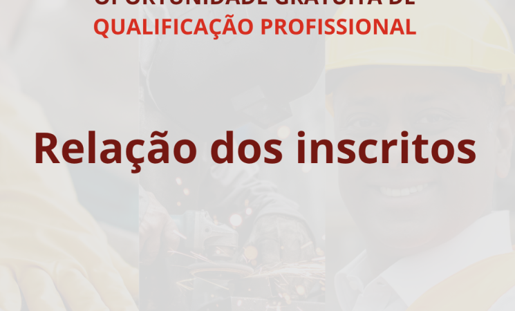 Prefeitura divulga relação de inscritos do público prioritário no RS Qualificação Recomeçar