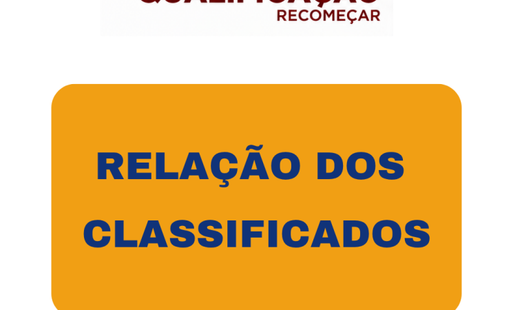 Município divulga classificados nos cursos do programa RS Qualificação