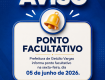 Prefeitura de Getúlio Vargas decreta ponto facultativo no dia 5 de junho