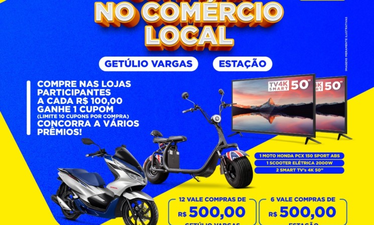 Prefeitura de Getúlio Vargas apoia a Campanha da CDL 2021 “Legal é Comprar no Comércio Local”
