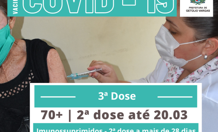 Getúlio Vargas começa a vacinar adolescentes com 17 anos completos