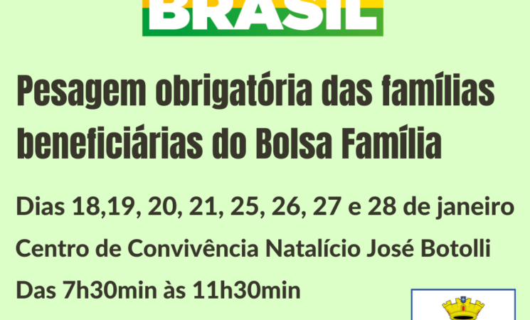 Atenção beneficiários do Auxílio Brasil, antigo Bolsa Família