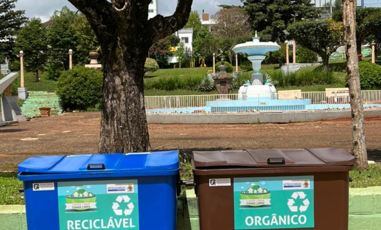 Getúlio Vargas investe na instalação de contêineres delixo para uma cidade ainda mais limpa e organizada