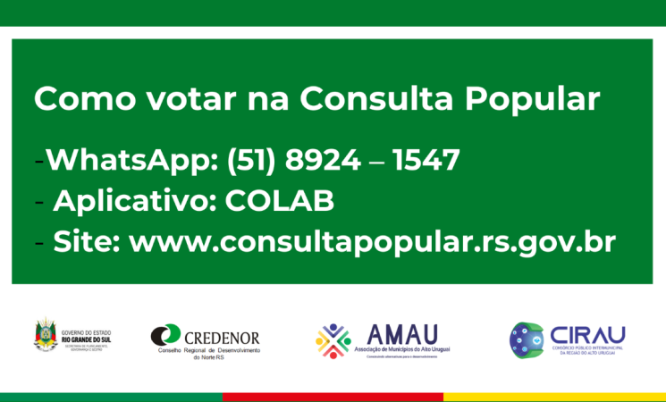 Votação da Consulta Popular 2022 segue até o dia 23 de novembro