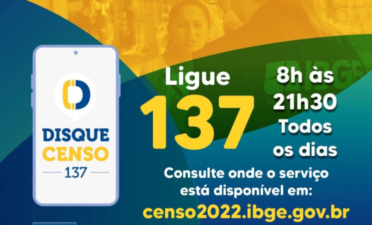 IBGE de Getúlio Vargas disponibiliza “Disque Censo 137” para agendamento de entrevista