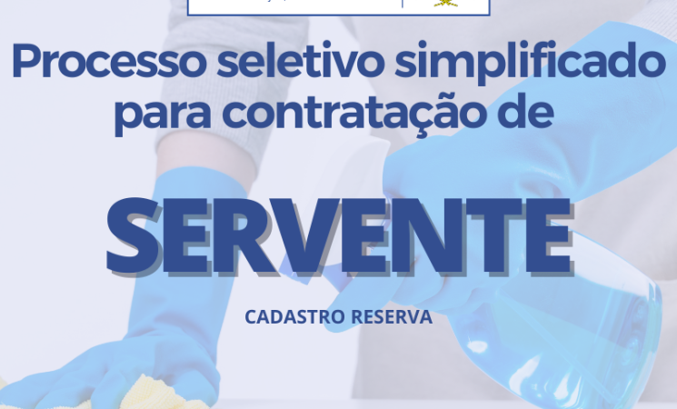 Prefeitura de Getúlio Vargas abre processo seletivo simplificado para contratação de servente