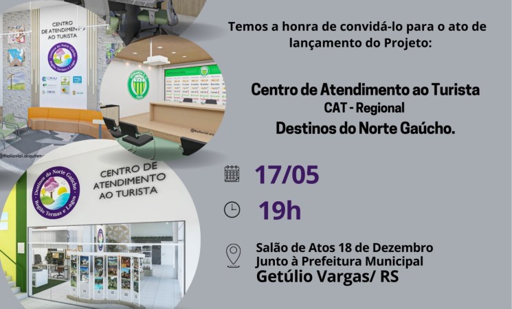 Projeto do Centro de Atendimento ao Turista – CAT Regional Destinos do Norte Gaúcho será apresentado à microrregião