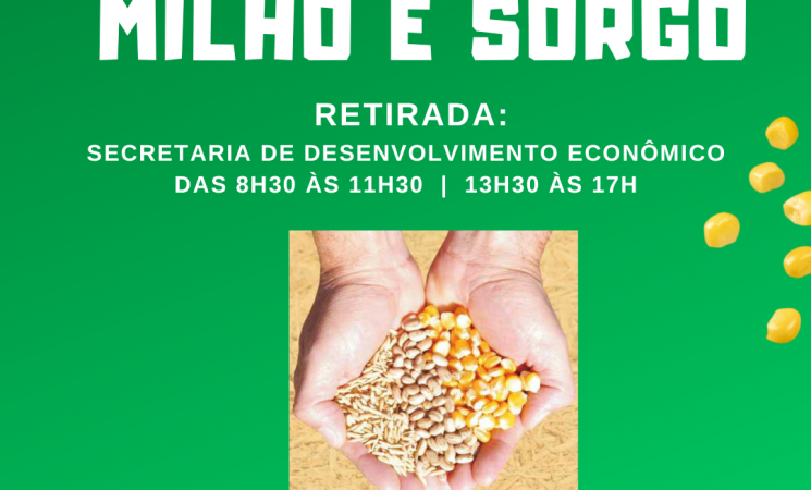 Prefeitura de Getúlio Vargas informa que já podem ser retirada assementes de milho e sorgo do Programa Troca-troca 2023/2024